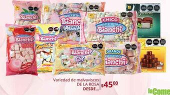 La Comer Variedad de malvaviscos de la rosa oferta