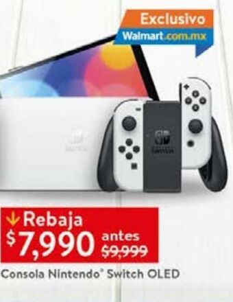 Walmart Consola nintendo switch oled oferta