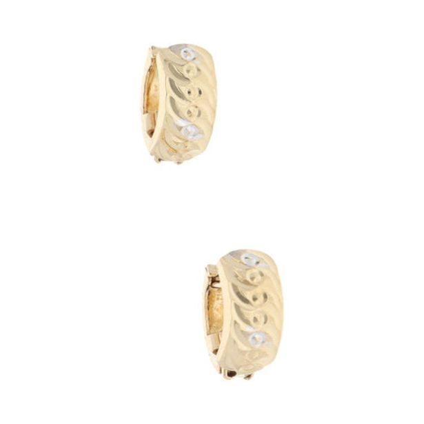 Nacional Monte de Piedad Aretes articulados en oro amarillo 14 kilates. oferta