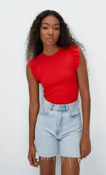 Stradivarius Camiseta volante oferta