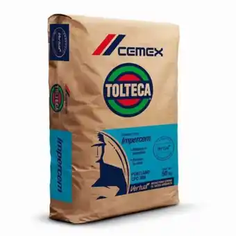 Construrama Tolteca, cemento impercem cpc30r 50 kg, saco oferta