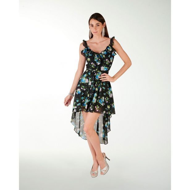 Liz Minelli Casual lz vestido con escarolas oferta