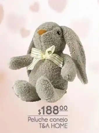 Fresko Peluche conejo t&a home oferta
