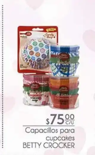 Capacillos para cupcakes betty crocker
