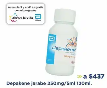 Farmacia San Pablo Depakene jarabe 250mg/5ml 120ml. oferta