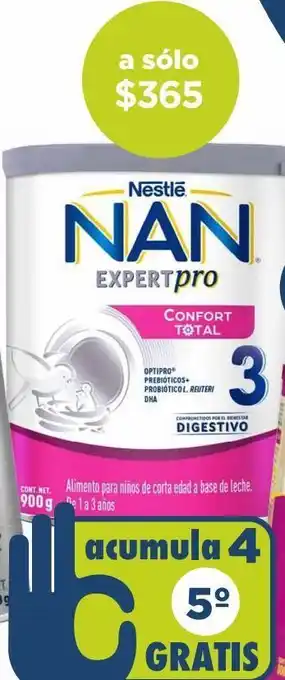 Farmacia San Pablo Nan expert pro confort total etapa 3 900g. oferta