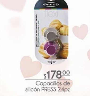 Fresko Capacillos de silicón press 24pz oferta