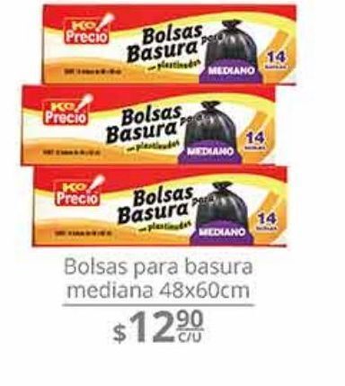 La Comer Bolsas de basura mediana 48x60cm oferta
