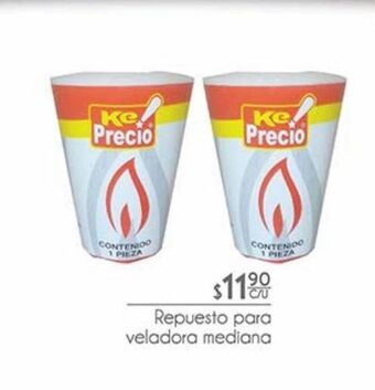 Fresko Repuesto para veladora mediana oferta