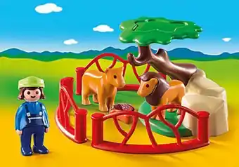 Playmobil 9378 1.2.3 recinto leones oferta