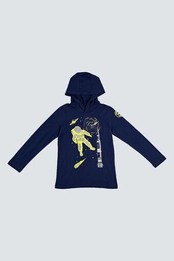 Ferrioni Playera saturn manga larga oferta