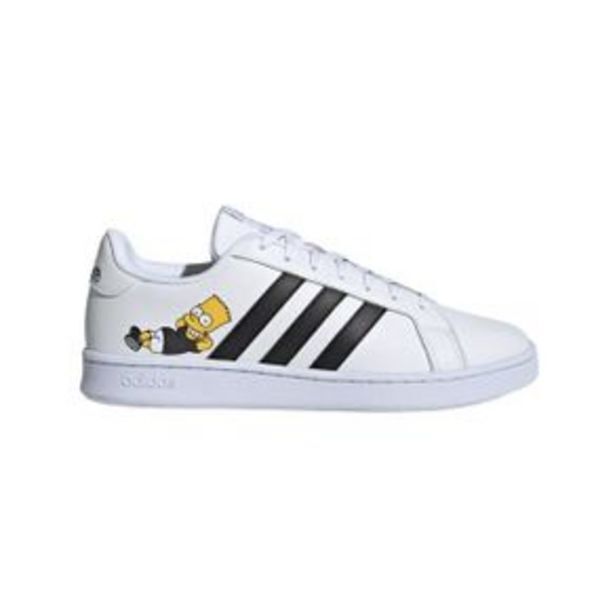 El Bodegón Tenis adidas grand court base casual los simpson caballero blanco h02555 oferta