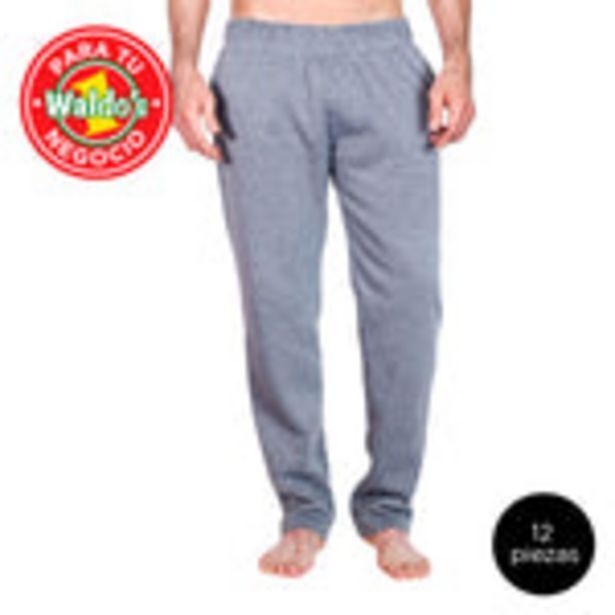 Waldos Pants de felpa para caballero color gris medio (12 piezas) oferta