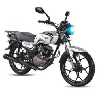 Motocicleta de trabajo manual veloci 2023 rt gps 150cc plata drako