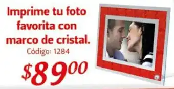 Farmacias Guadalajara Imprime Tu Foto Favorita con Marco de Cristal oferta