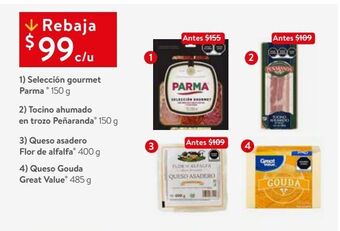 Walmart Selección gourmet parma ® 150 g oferta