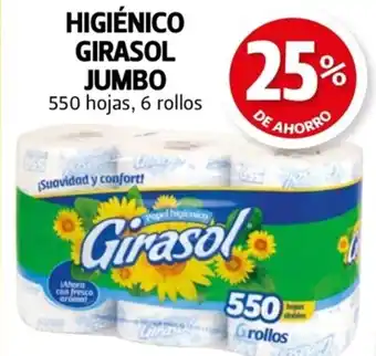 Farmacias Guadalajara Girasol Higiénico Jumbo oferta