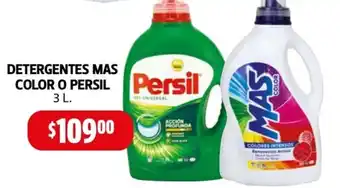 Mas Color o Persil Detergentes 3L