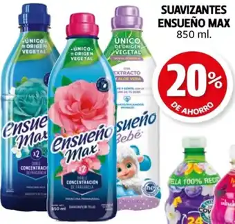 Farmacias Guadalajara Ensueño Max Suavizantes 850ml oferta