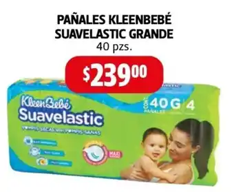Farmacias Guadalajara Kleenbebé Suavelastic Pañales Grande oferta