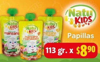 Farmacias Guadalajara Natu Kids Papillas 113 gr oferta