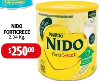 Farmacias Guadalajara Nido Forticrece 2.04kg oferta