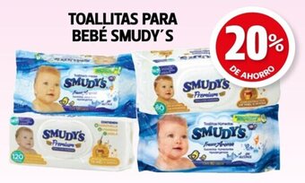 Farmacias Guadalajara Smudy's Toallitas Para Bebé oferta