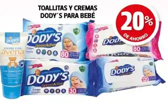 Farmacias Guadalajara Dody's Toallitas y Cremas Para Bebé oferta