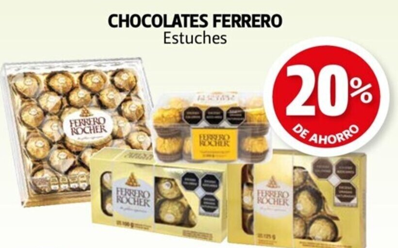 Descubrir 46+ imagen chocolates ferrero rocher farmacia guadalajara
