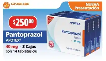 Farmacias Guadalajara Pantoprazol 40mg oferta