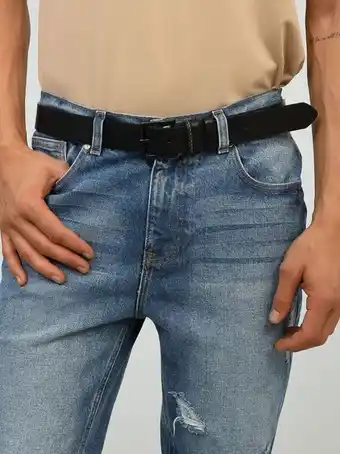 Cinturón doble trabilla para hombre