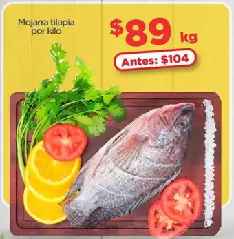 Bodega Aurrerá Mojarra Tilapia por kilo oferta
