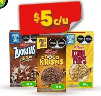Bodega Aurrerá Kellog's Zucaritas, Choco Krispis o Corn Pops oferta