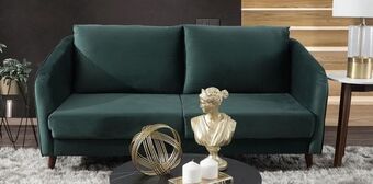 Muebles Dico Sofá 3 plazas nia verde oferta