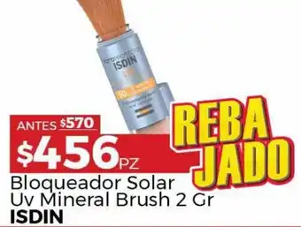 HEB Isdin Bloqueador Solar UV Mineral Brush 2 gr oferta