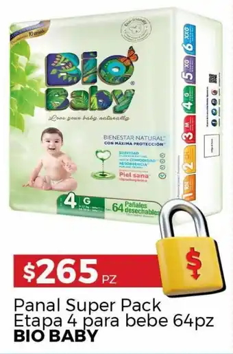 HEB Bio Baby Panal Super Pack Etapa 4 para bebe oferta