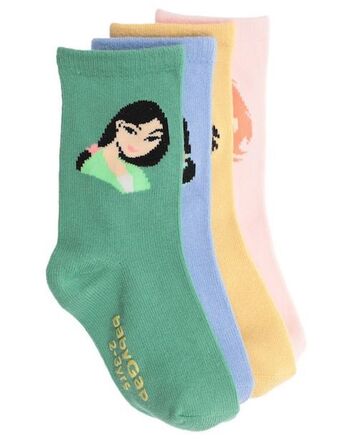GAP Calcetín de algodón para niña 4 pares oferta