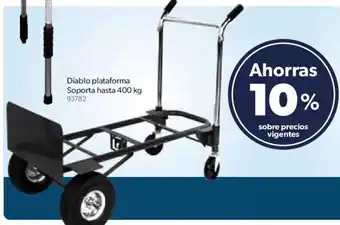 Diablo Plataforma Soporta Hasta 400kg