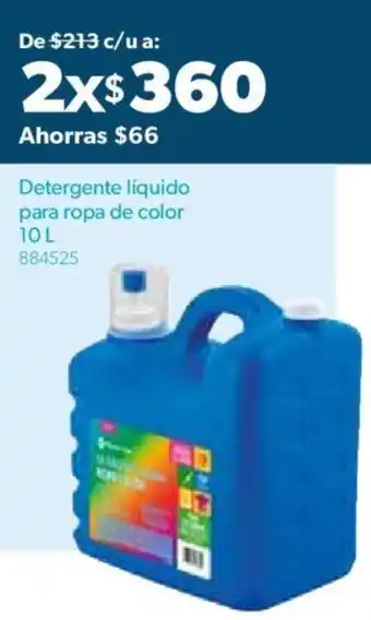 Detergente Liquido para Ropa de Color 10L