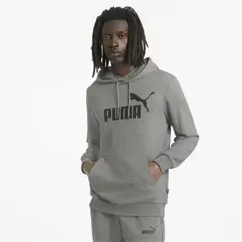 Puma Sudadera con gorra con logotipo grande para hombre essentials oferta