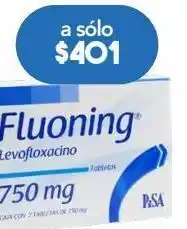 Farmacia San Pablo Fluoning tab 750mg caj c/7 oferta