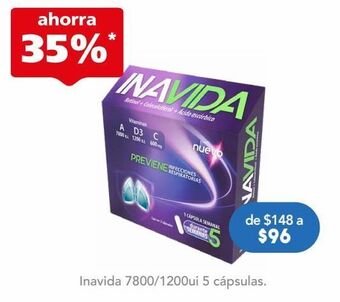 Farmacia San Pablo Inavida cap 7800/1200ui caj c/5 oferta