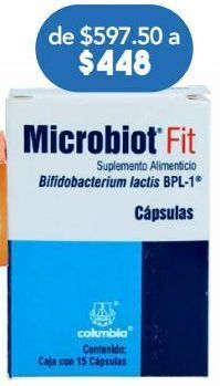 Farmacia San Pablo Microbiot fit cap 1x10 10ufc c/15 oferta