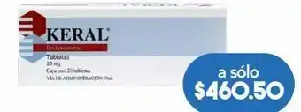 Farmacia San Pablo Keral tab 25mg caj c/20 oferta
