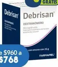 Farmacia San Pablo Debrisan polvo dextranomero c/60gr oferta