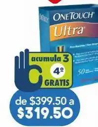 One touch ultra tiras caj c/50pz