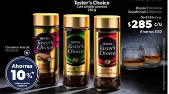 Sam's Club Nescafé Taster's Choice Café Soluble Gourmet 250g oferta