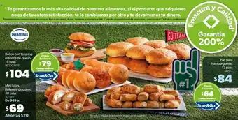 Philadelphia Bollos con Topping Rellenos de Queso 16 pzas