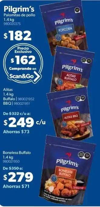 Sam's Club Pilgrims Palomitas de Pollo 1.4kg oferta