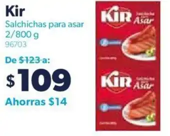 KIR Salchichas para Asar 2/800g